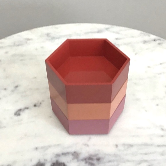 Anthropologie Accents Anthropologie Set Of Three Stackable Metal